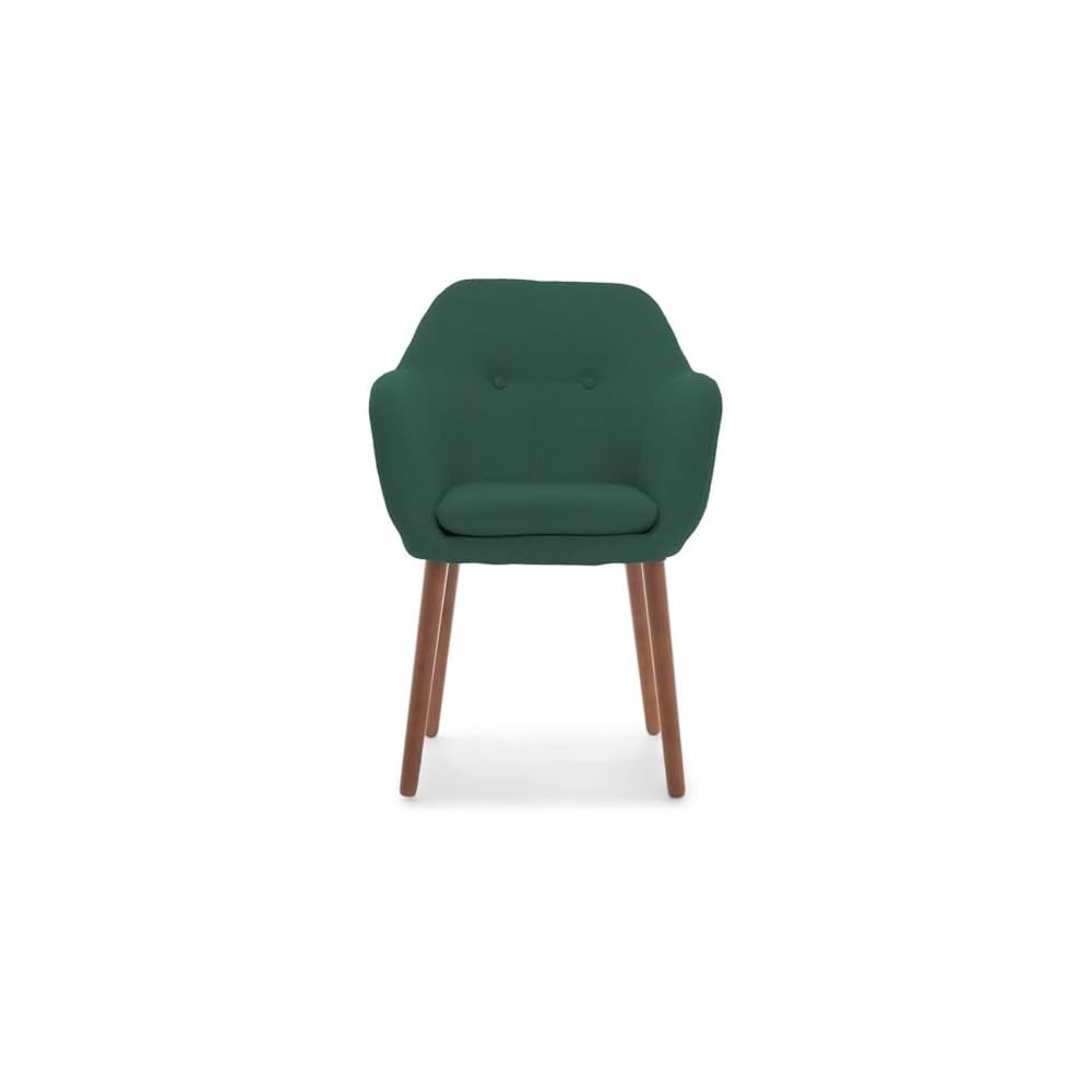 Elle Decor Roux Fabric Accent Chair, Turquoise (CHRROUTRQL02)