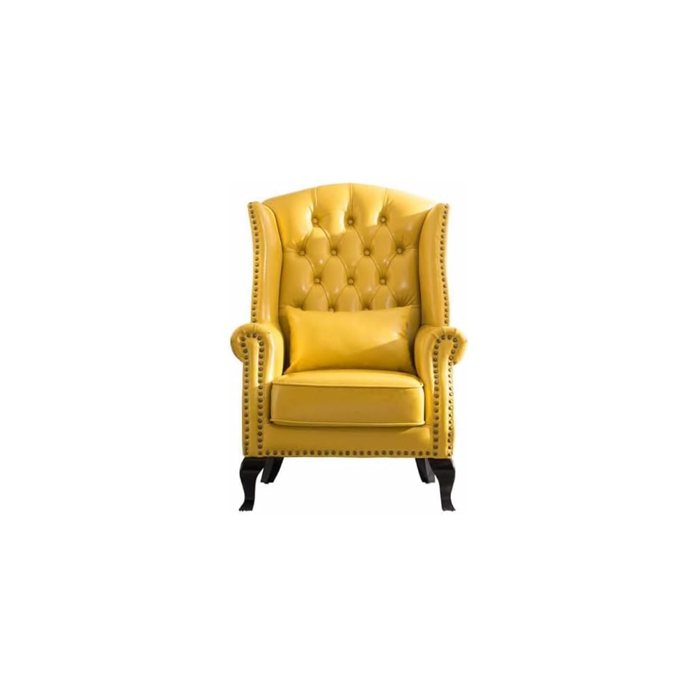 Living Room Single Sofa Small Balcony Lounge Chair Hotel Club High Back Chair Sub