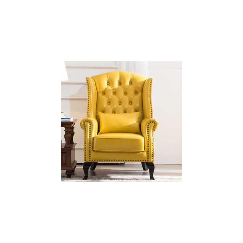 Living Room Single Sofa Small Balcony Lounge Chair Hotel Club High Back Chair Sub