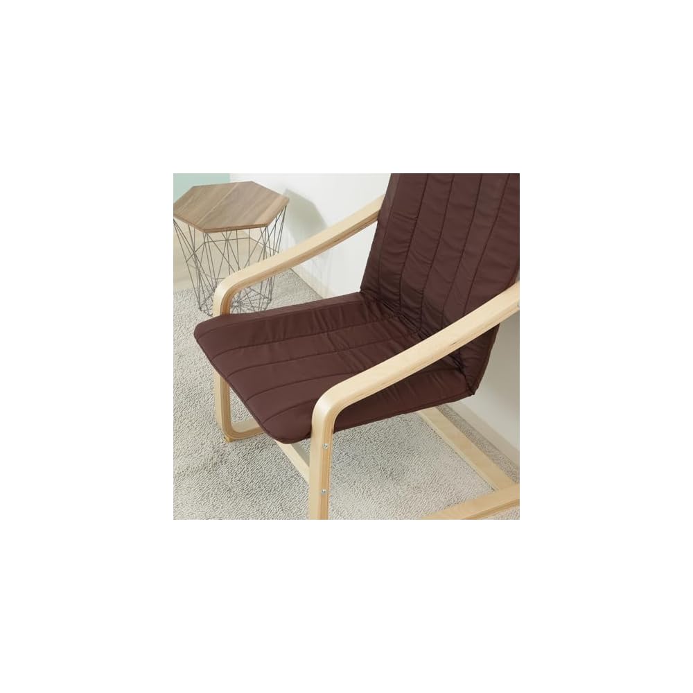 Fuji Boeki 84056 Relax Chair, Personal Chair, 1 Seater, Width 23.2 x Depth 30.3 x Height 40.2 inches (59 x 77 x 102 cm), Brown, Slim,